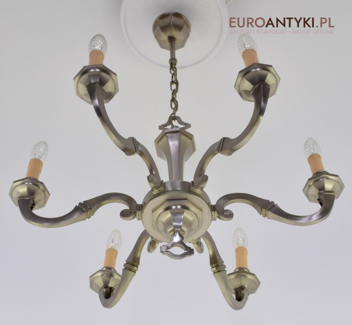 srebrny żyrandol srebrny żyrandol